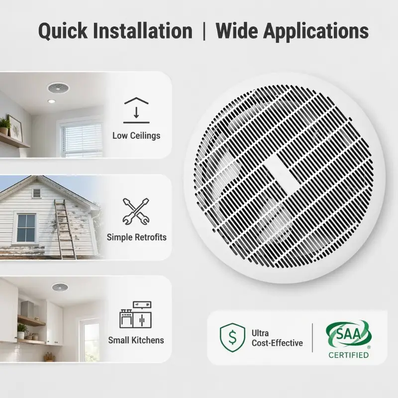 Bathroom Ceiling Exhaust Fan